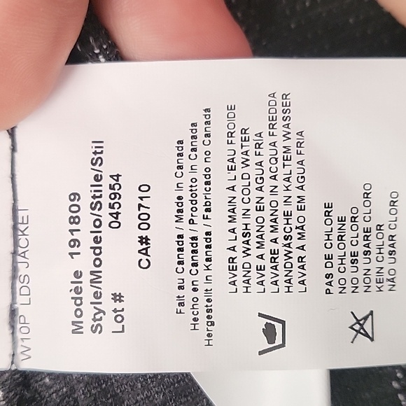 Joseph Ribkoff Black and White Patterned Coat - Picture 10 of 12